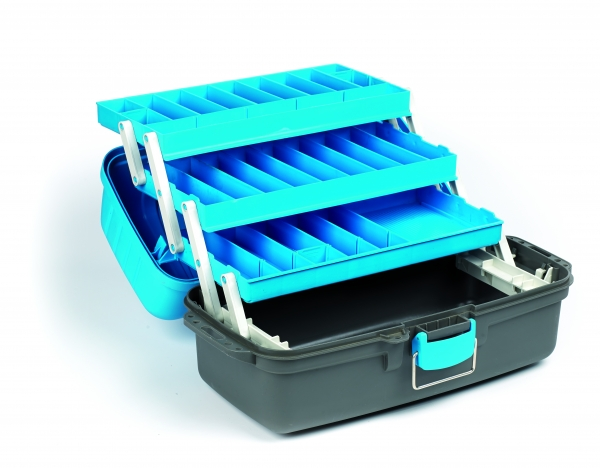 Arca Bifa Viskoffer 3 Laden Blauw