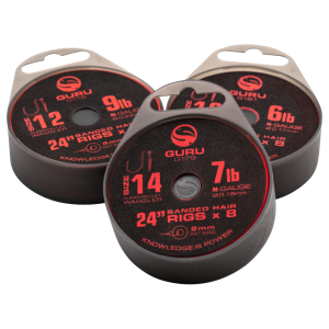 Guru Super Pellet Waggler Bait Band Rig Haak 12 - 0.22mm