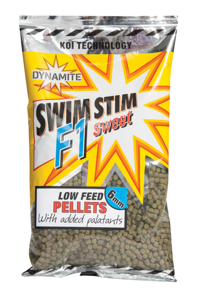 DYNAMITE BAITS Swim Stim Low Feed Pellets 2mm F1 Sweet