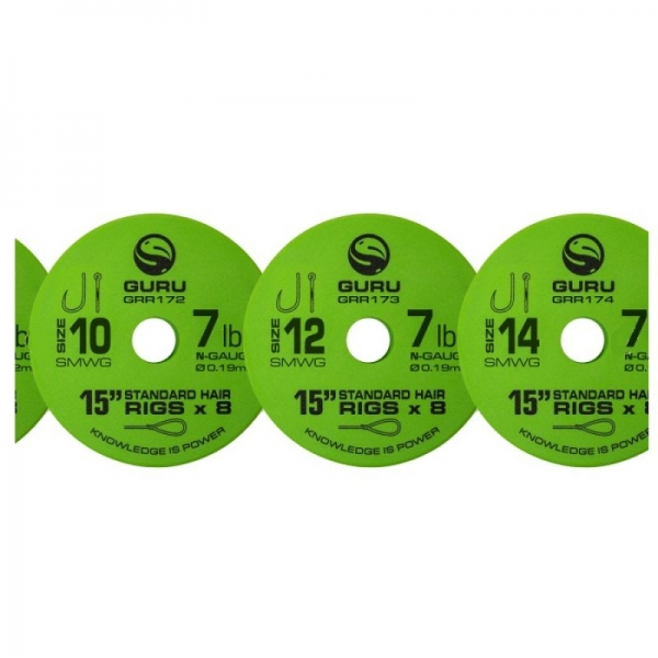 Guru SMWG Standard Hair Rig 38cm/0.19mm/haak 10