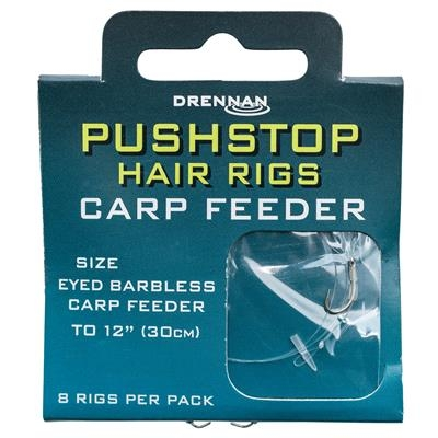 Drennan Push Stops Hair Rig Carp Feeder (Eyed Barbl. #10/0.23mm 8st.)