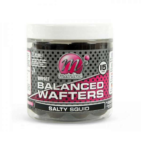 Mainline High Impact Balanced Wafters 15mm Salty Squid