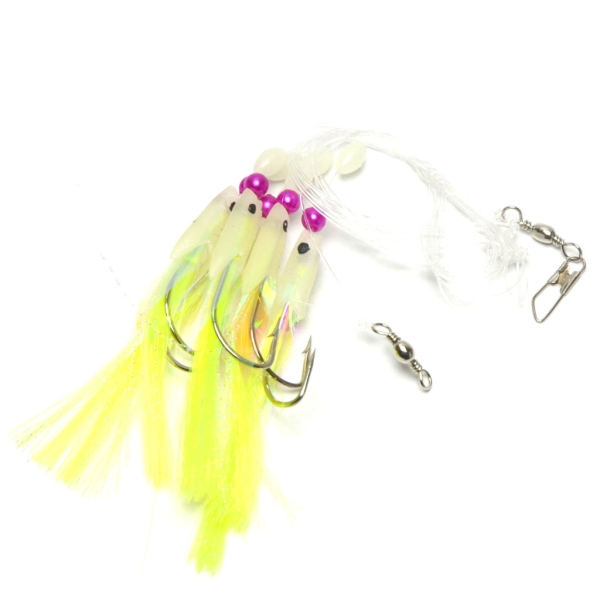 Midnight Moon Hokkai Trace 5 Haaks Chartreuse Haak 3/0