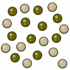 PB Products Heli-Chod Beads Gravel/Weed