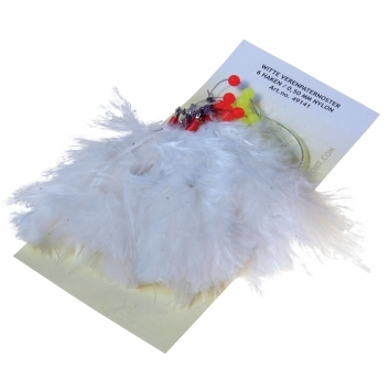 ALBATROS Verenpaternoster 6 Haken Wit