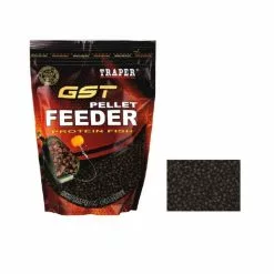 Traper GST Feeder Pellet 6mm (Maxi Black 500gr)